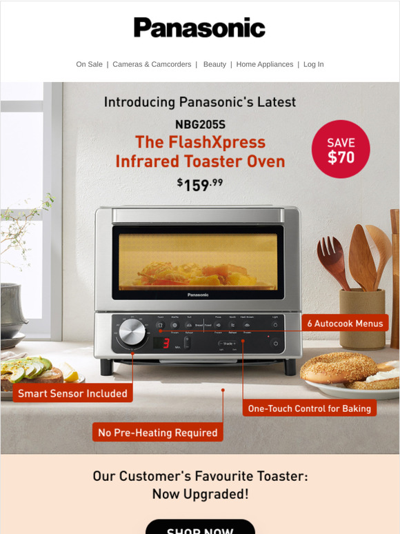 The All-New FlashXpress® Infrared Toaster Oven is Here