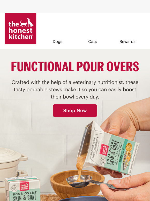Pour on the Benefits: Functional Pour Overs Your Dog Will Love!