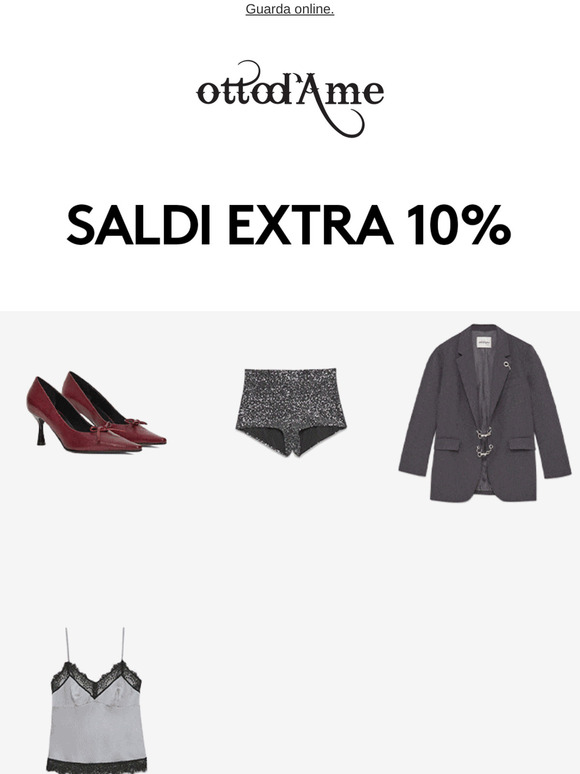 ⚡EXTRA 10%. Non perdere l’occasione!