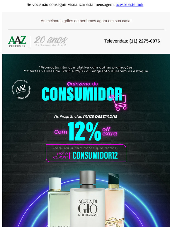 Não Perca a Chance de Economizar 12% OFF Extra. 🏷️ Clique Aqui e Confira o Cupom!