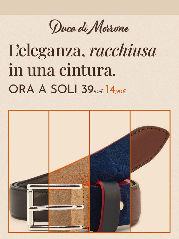 La cintura in pelle che cercavi, ora a un prezzo shock! 🔥