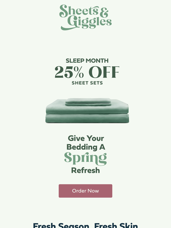 Elevate Your Sleep & Skin Game This Spring 🌼