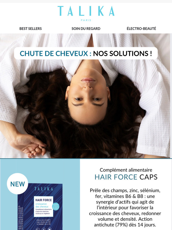 Jusqu'à -20% sur nos solutions antichute cheveux