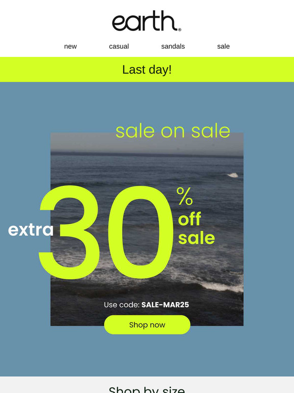 LAST DAY! UP TO 50% OFF!