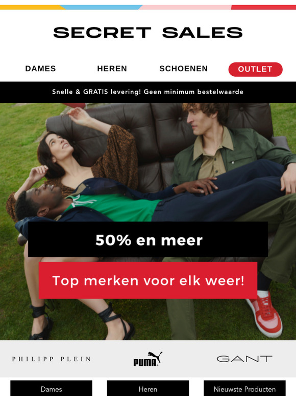 Nog meer nieuwe merken met kortingen boven de 50%! 😱