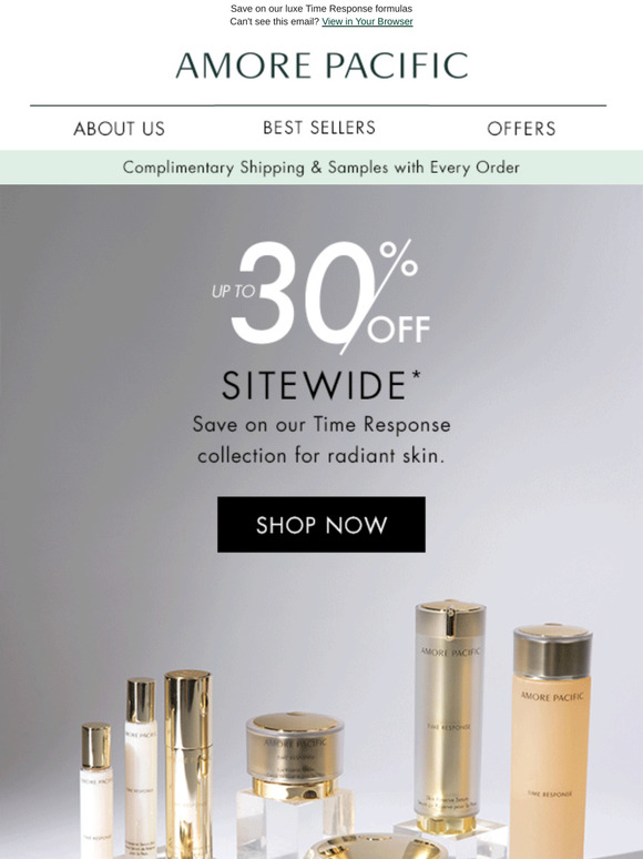 Up To 30% Off Sitewide Continues