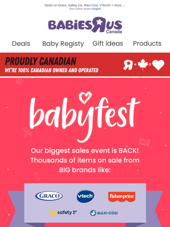 Babyfest savings on TOP brands! 😻😻