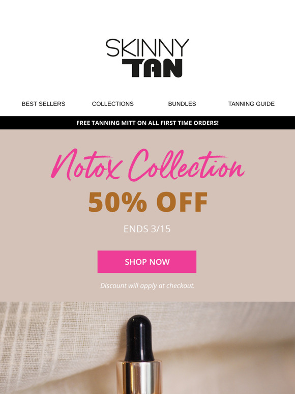 Last Chance: Save 50% on Notox Ends TONIGHT!