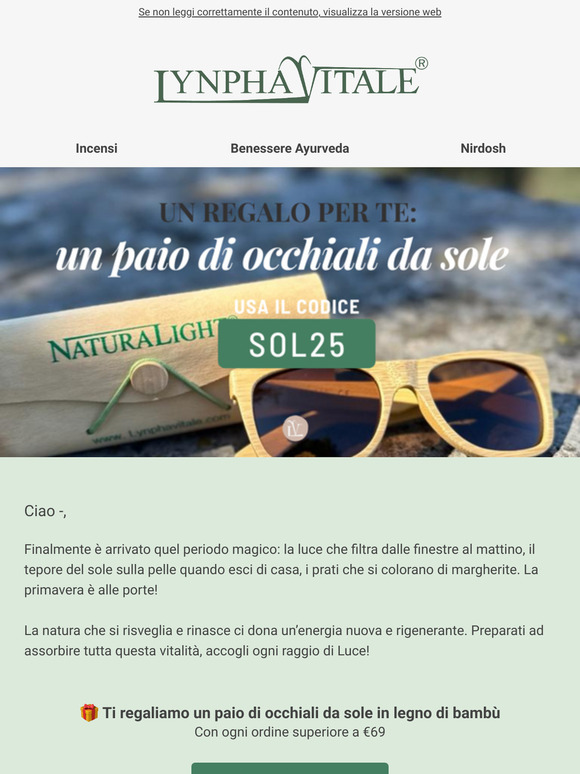 Goditi ogni raggio di sole con il nostro omaggio! 🌞🌿