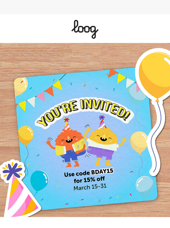Our official Semi-annual Birthday Sale starts NOW 🥳