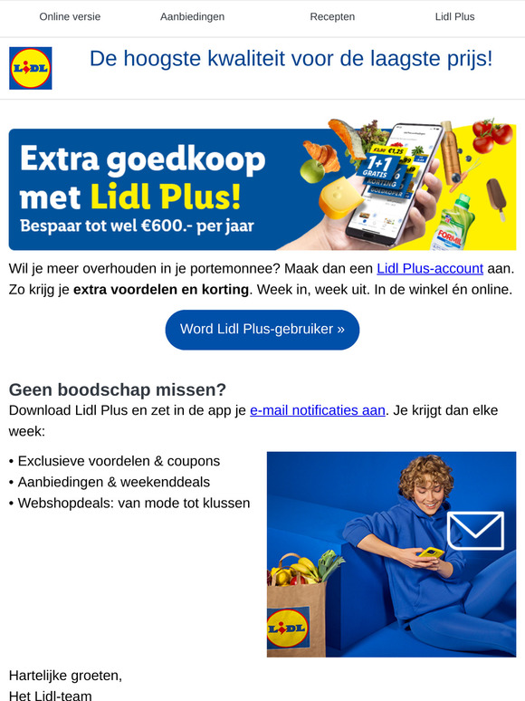 Blijf onze nieuwsbrief ontvangen en mis geen boodschap