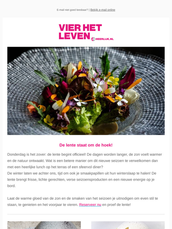 De lente op je bord🌸