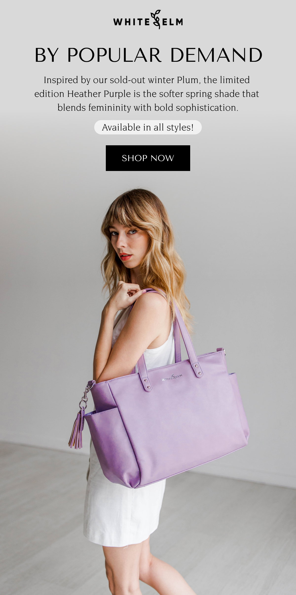 White Elm: Meet Our Limited Edition Heather Purple | Milled