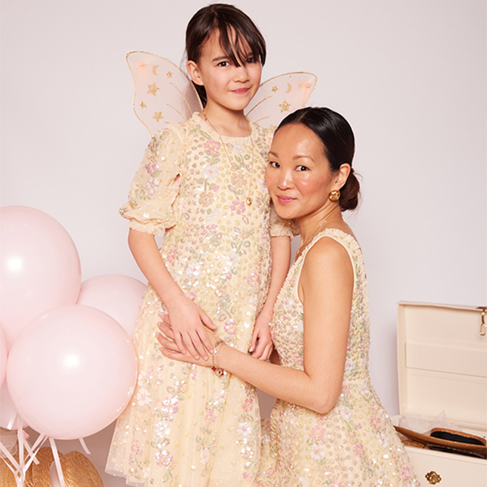 Confetti Scoop Neck Ballerina Dress