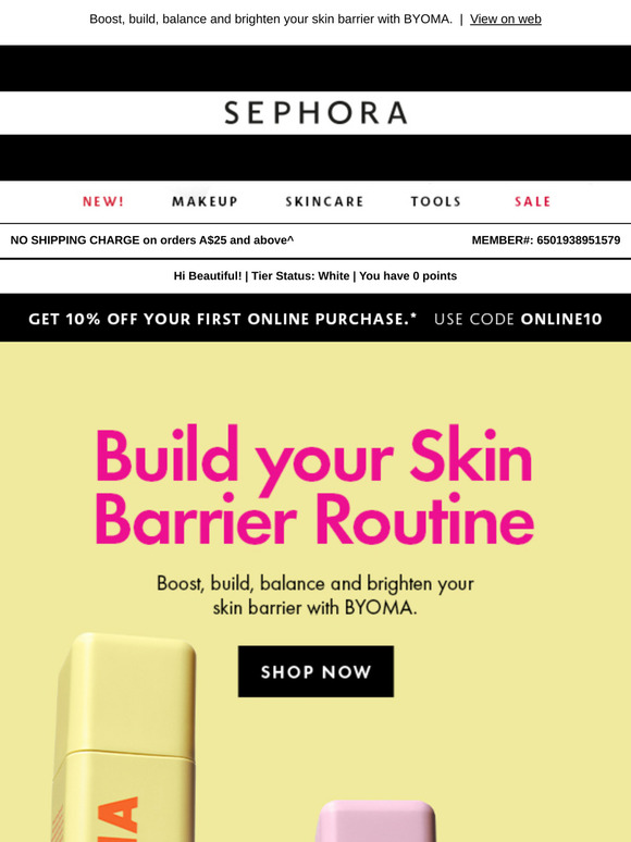 Build your Skin Barrier Routine 💧