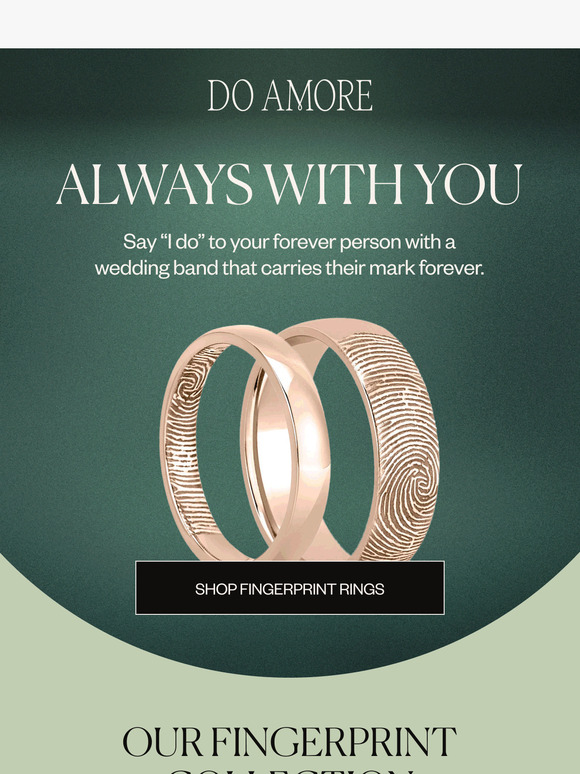 Say “I Do” with a Fingerprint Ring 💍