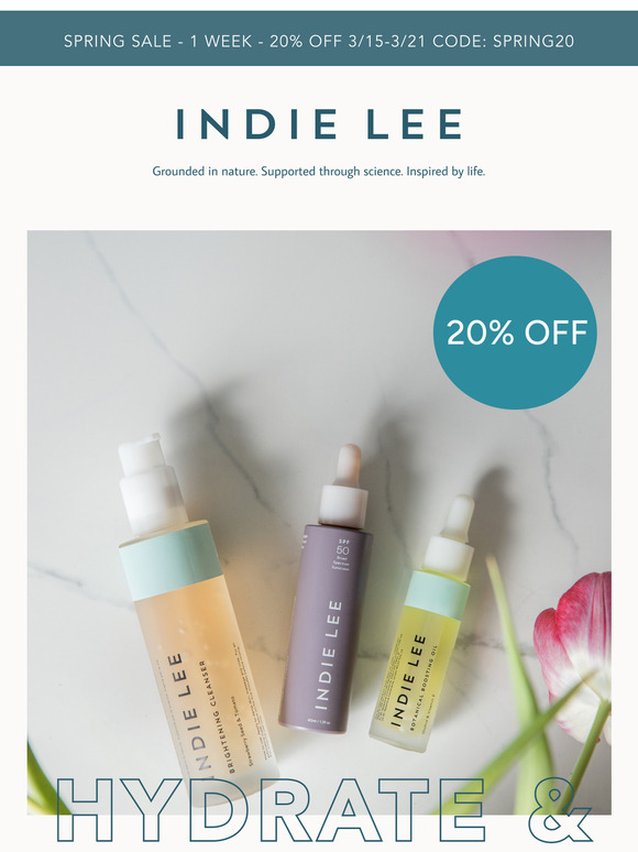 Hydrate, Brighten & Save 20% Off! ✨🌸
