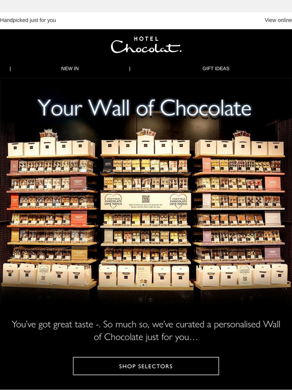—'s Wall of Chocolate awaits…