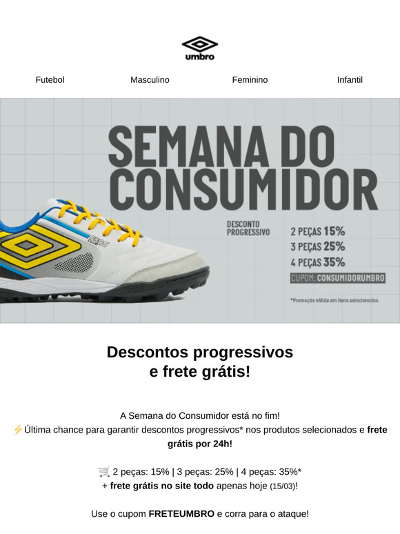 Só hoje: Frete Grátis no site todo