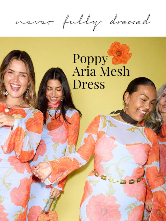 Never Fully Dressed: Poppy Aria Mesh Dress  | Milled