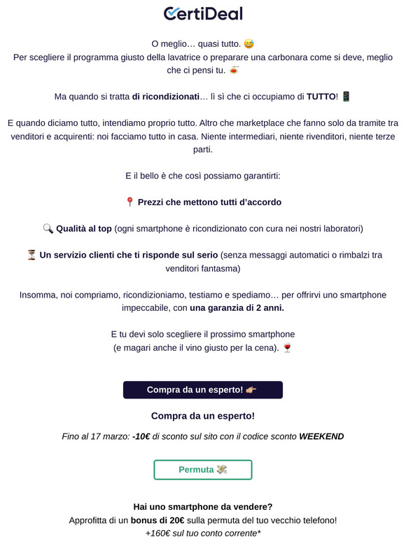 Facciamo tutto noi! 😉
