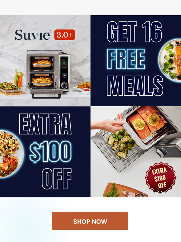 Save $100 Today during Suvie’s Semiannual Sale