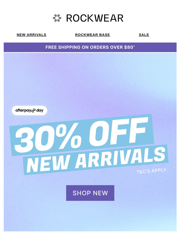 30% Off New Arrivals ✨