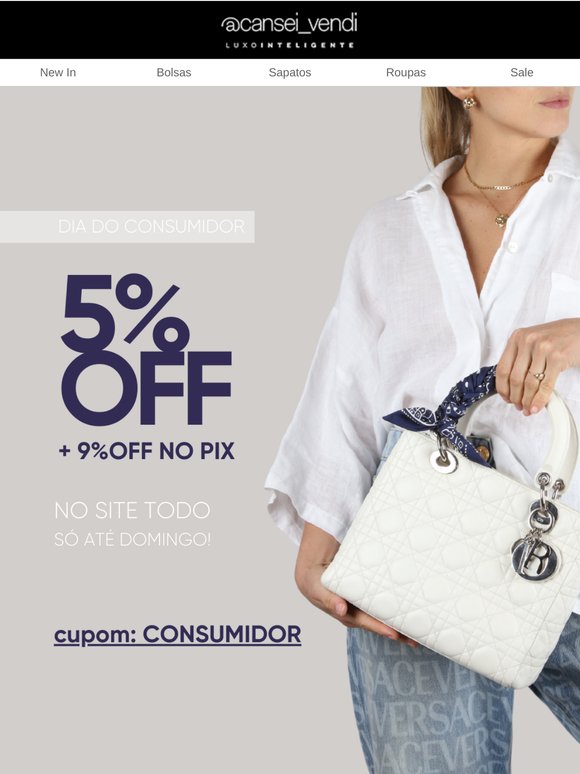 🚨COMEÇOU: Dia do Consumidor com CUPOM AQUI!