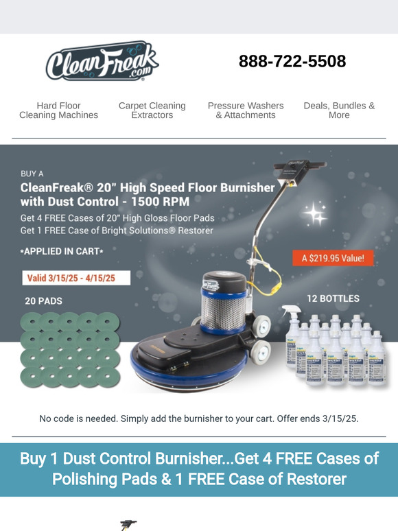 ❇️ Control dust for less this March!