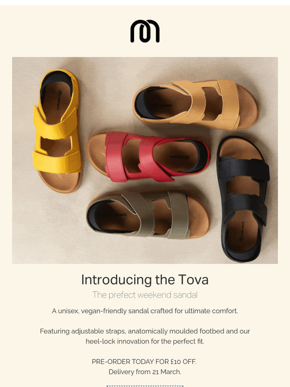 NEW IN: The Vegan Tova Sandal