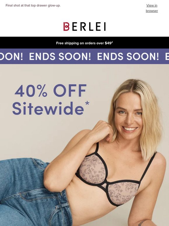 LAST CALL: 40% off sitewide 🚀