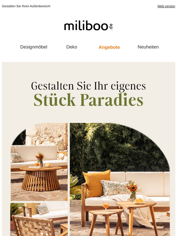 Gartenmöbel - Eine Oase der Ruhe in Reichweite
