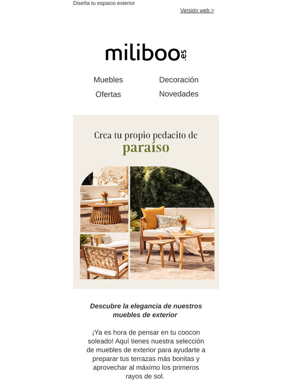 Muebles de jardín : Tu oasis de paz
