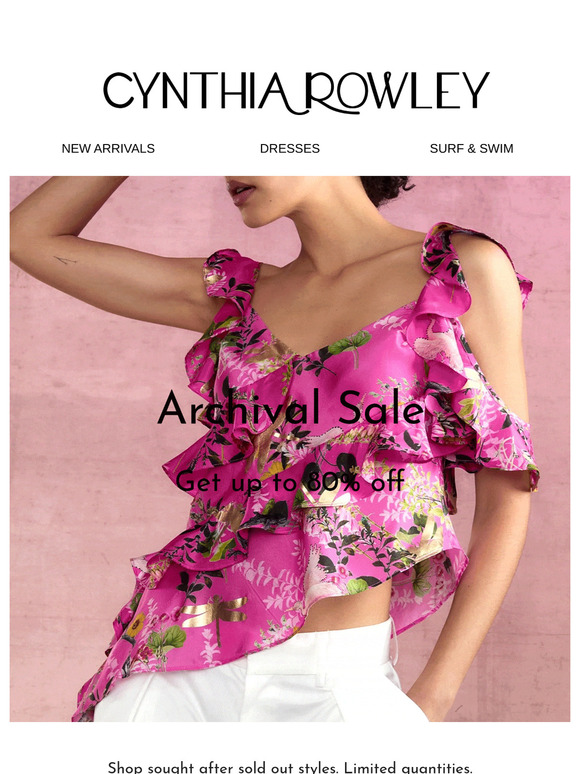 Mark your calendars: ARCHIVAL SALE ✨