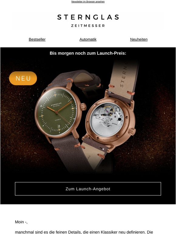 ⚓ NEU: Naos dunkelgrün bronze