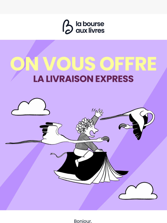 Dernier jour pour la livraison express offerte 🎁