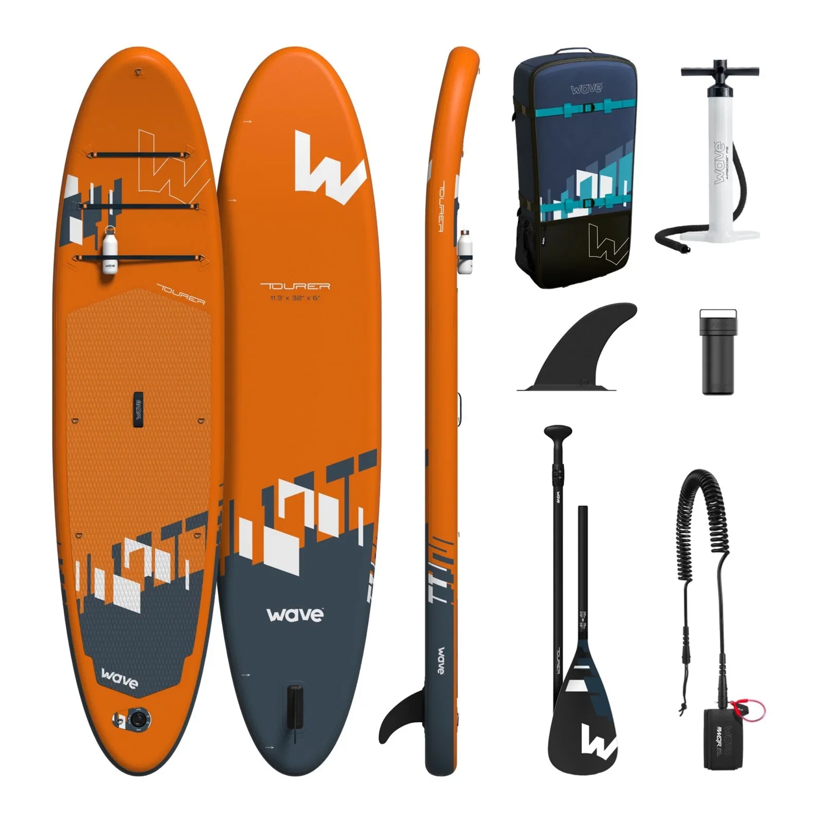 Image of Tourer 2.0 SUP | Inflatable Paddle Board | 10'3/11'3ft | Orange
