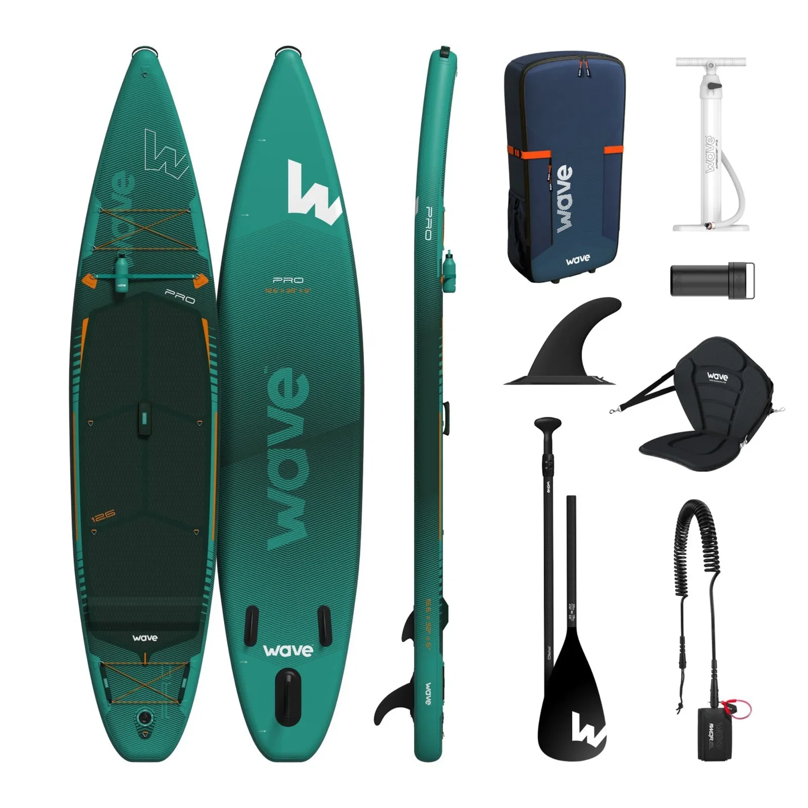 Image of Pro 2.0 SUP | Inflatable Paddle Board | 12'6ft | Teal