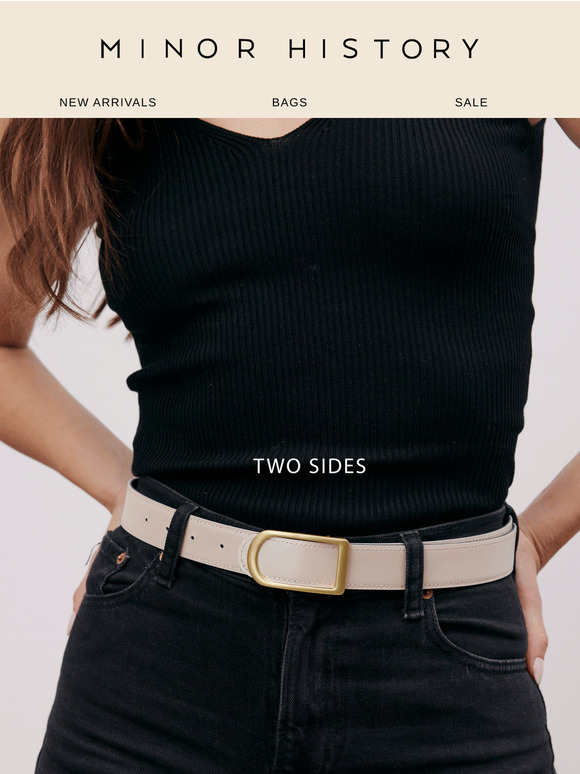 We made a belt.