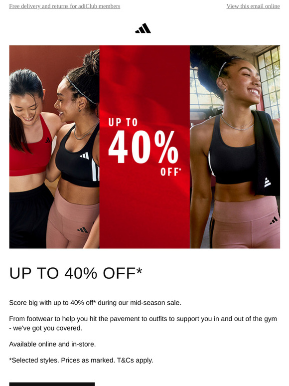 UP TO 40% OFF* | SALE