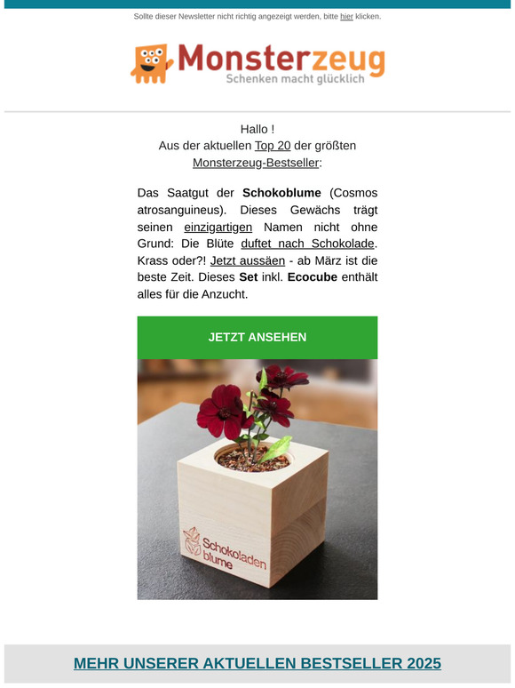 Diese phänomenale Blume duftet nach Schokolade!! Hier Saatgut kaufen!!