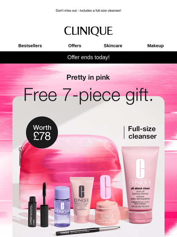 Final hours 🕛 FREE 7-piece gift