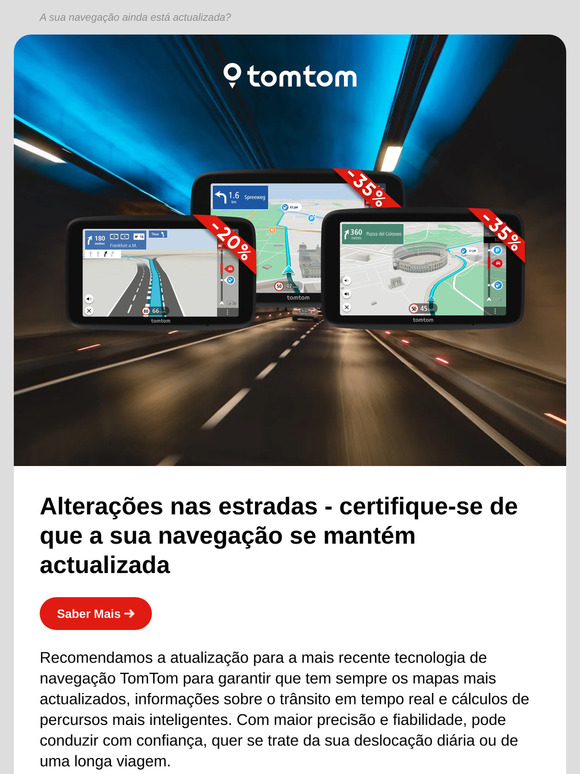 Mantenha-se atualizado com a mais recente tecnologia de navegação