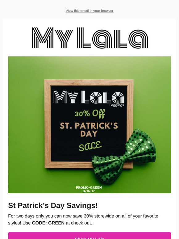 Big Green Sale! 🍀