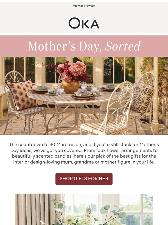 Gift Inspiration for Mother's Day