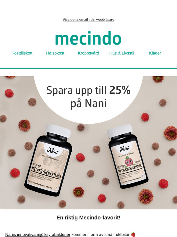 -25% på populära Nani 🌱