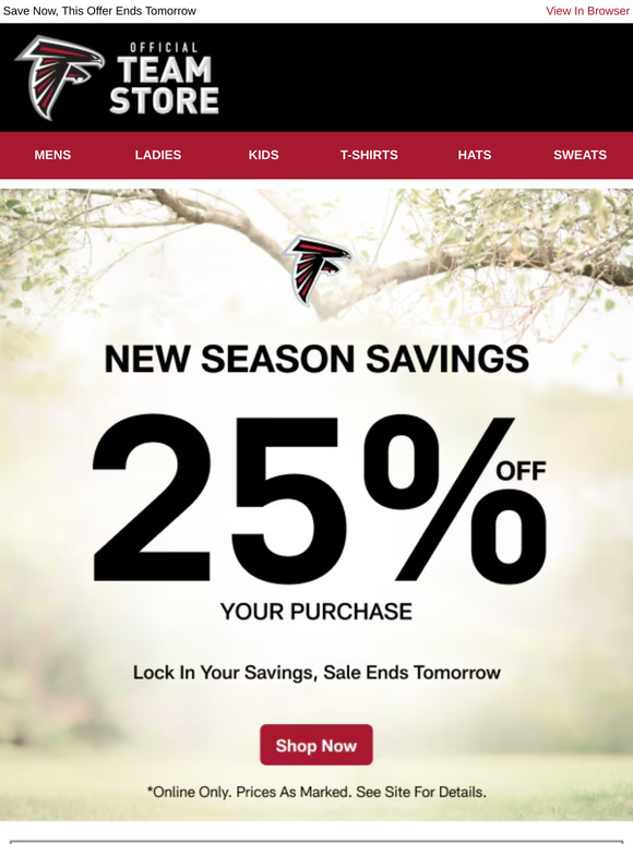 Still In Play: 25% Off New Season Savings!