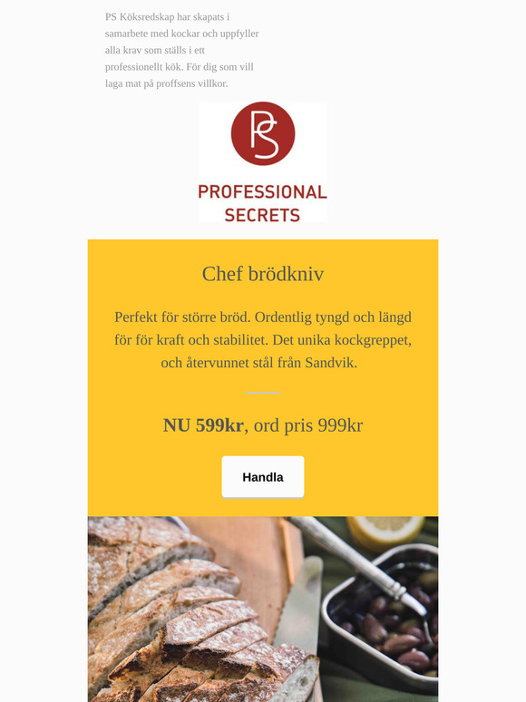 Perfekt för större bröd. Ordentlig tyngd och längd för för kraft och stabilitet.