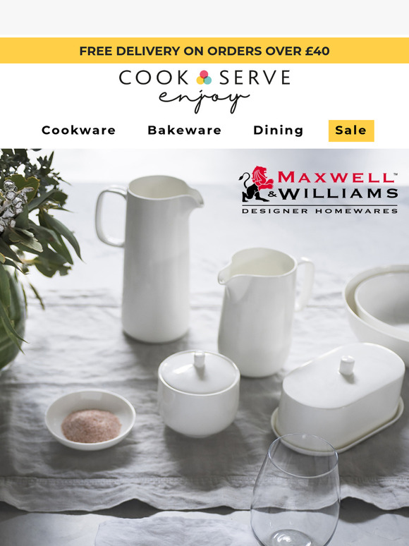 EXTRA 10% OFF - Maxwell & Williams!
