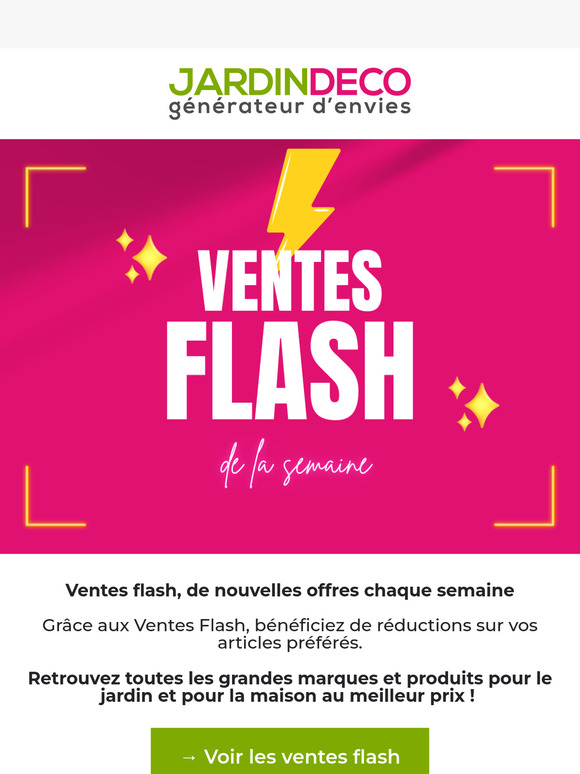 Ventes flash : des offres à ne pas manquer !